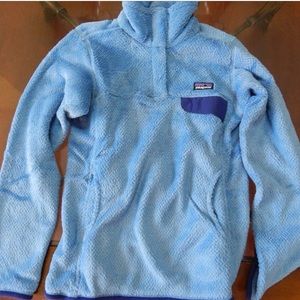 Women’s Patagonia Snap-T pullover light blue